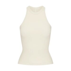 {SKIMS} SOFT LOUNGE HIGH NECK TANK [BONE]